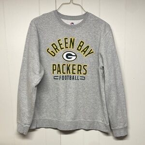 Green Bay Packers Gray Sweater Size L